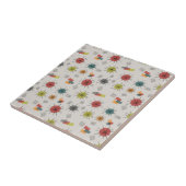 Mid-Century Modern Starburst  Tegeltje (Zijkant)