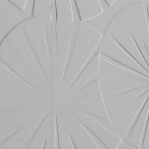 Mid Century Modern Starbursts Grijs "Textuur" Behang
