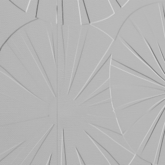 Mid Century Modern Starbursts Grijs "Textuur" Behang (Zoom)