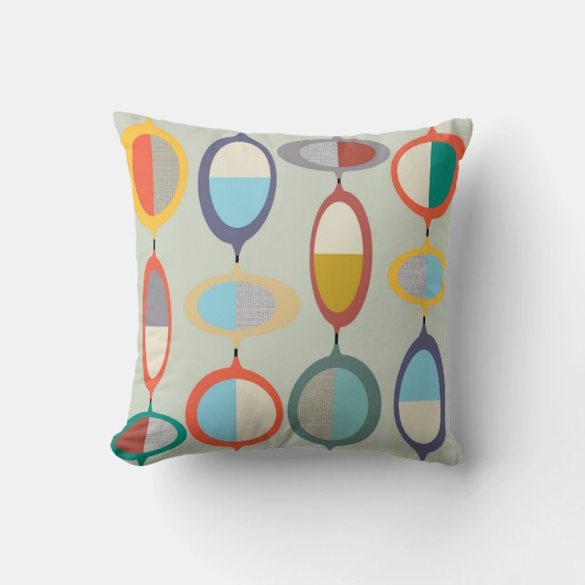 Mid-Century Modern Stijl 61 Worpkussen Kussen (Voorkant)
