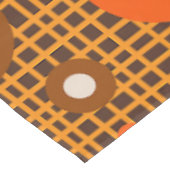 Mid Century Modern Stippen Woven Pattern Sinaasapp Tafelkleed (Gekanteld)