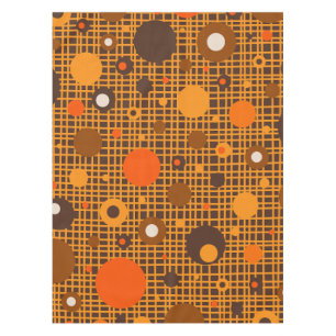 Mid Century Modern Stippen Woven Pattern Sinaasapp Tafelkleed