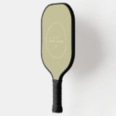 Mid-Century Modern Stof Salie | Scriptnaam Pickleball Paddle (Links)