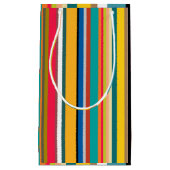 Mid-Century Modern Stripes  Klein Cadeauzakje (Voorkant)