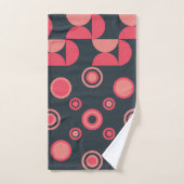 Mid-Century Modern Summer Sunset Bad Handdoek (Handdoek)