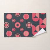 Mid-Century Modern Summer Sunset Bad Handdoek (Handdoek)