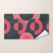 Mid-Century Modern Summer Sunset Bad Handdoek (Handdoek)