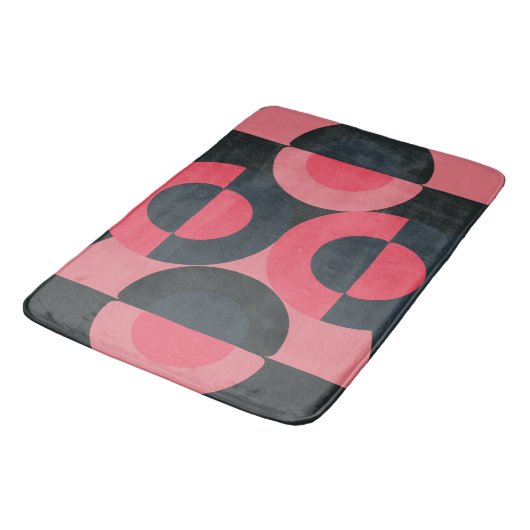 Mid-Century Modern Summer Sunset Badmat (Gekanteld)