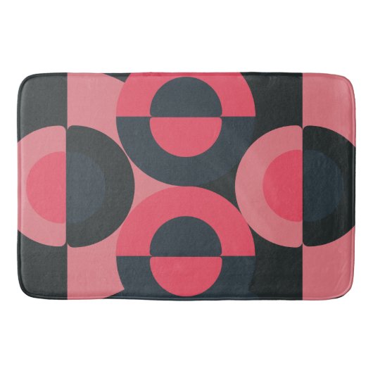 Mid-Century Modern Summer Sunset Badmat (Voorkant)