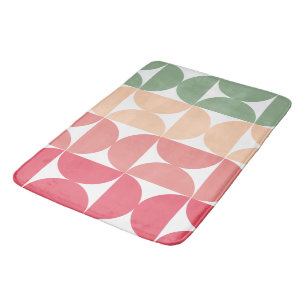 Mid-Century Modern Summer Sunset Badmat