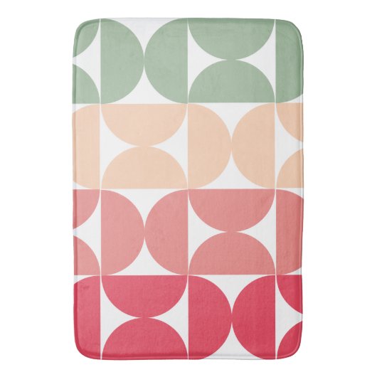 Mid-Century Modern Summer Sunset Badmat (Voorkant Verticaal)