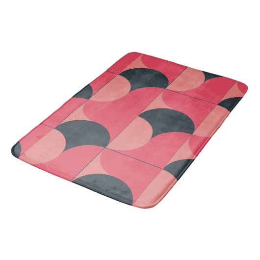 Mid-Century Modern Summer Sunset Badmat (Gekanteld)