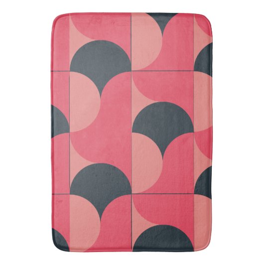 Mid-Century Modern Summer Sunset Badmat (Voorkant Verticaal)