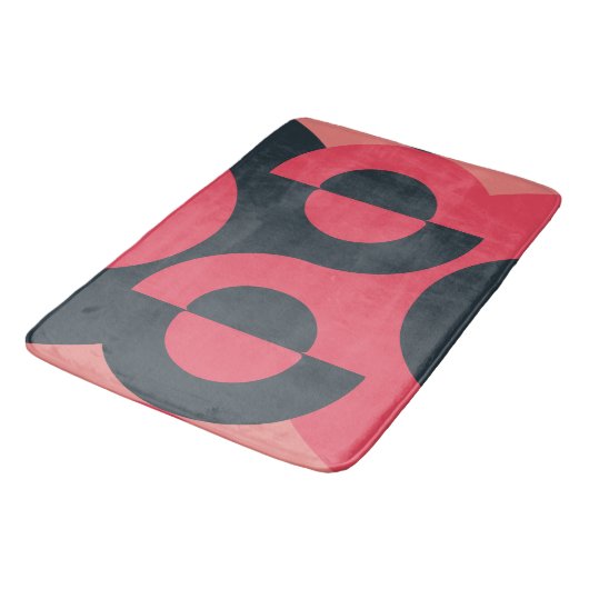 Mid-Century Modern Summer Sunset Badmat (Gekanteld)