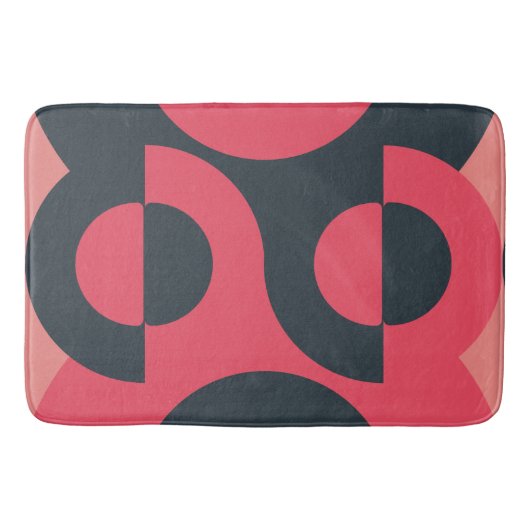 Mid-Century Modern Summer Sunset Badmat (Voorkant)