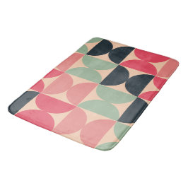 Mid-Century Modern Summer Sunset Badmat