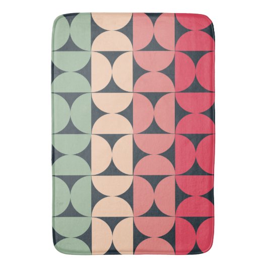 Mid-Century Modern Summer Sunset Badmat (Voorkant Verticaal)