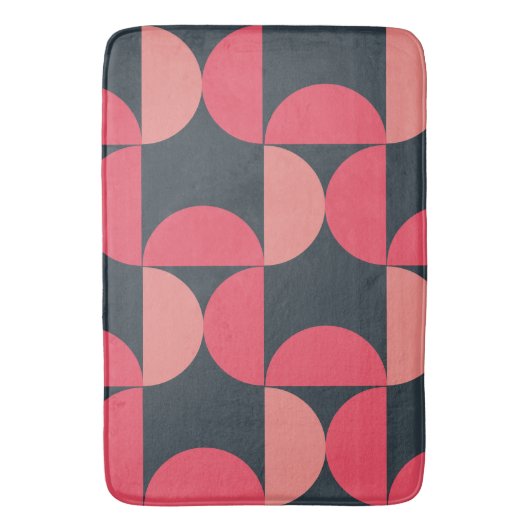 Mid-Century Modern Summer Sunset Badmat (Voorkant Verticaal)