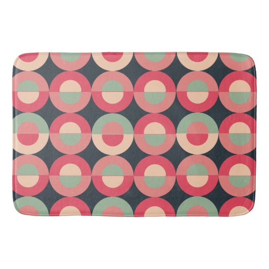 Mid-Century Modern Summer Sunset Badmat (Voorkant)