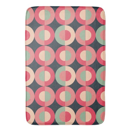 Mid-Century Modern Summer Sunset Badmat (Voorkant Verticaal)