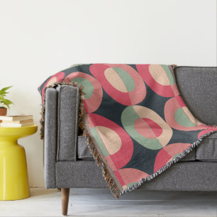 Mid-Century Modern Summer Sunset Deken