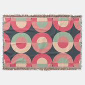 Mid-Century Modern Summer Sunset Deken (Voorkant)