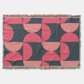 Mid-Century Modern Summer Sunset Deken (Voorkant)