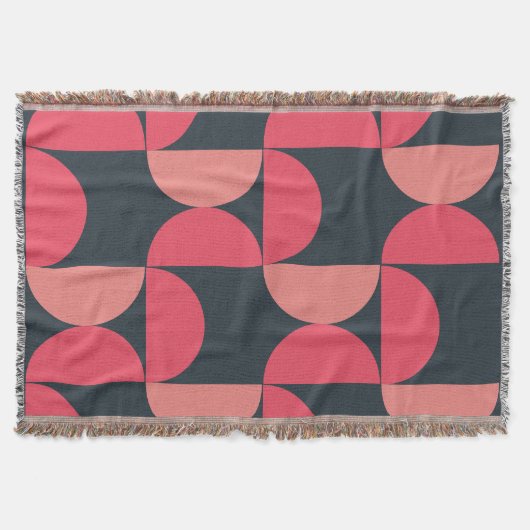 Mid-Century Modern Summer Sunset Deken (Voorkant)