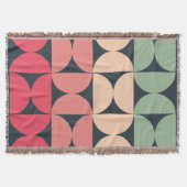 Mid-Century Modern Summer Sunset Deken (Voorkant)