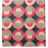 Mid-Century Modern Summer Sunset Douchegordijn (Voorkant)