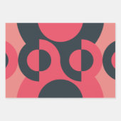 Mid-Century Modern Summer Sunset Inpakpapier Vel (Voorkant 3)