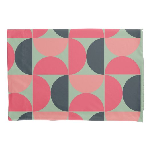 Mid-Century Modern Summer Sunset Kussensloop (Voorkant)