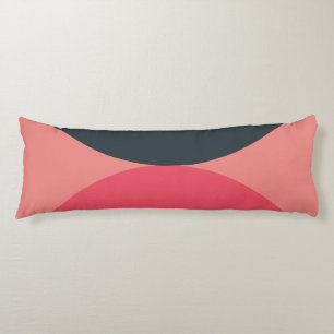 Mid-Century Modern Summer Sunset Lichaamskussen