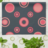 Mid-Century Modern Summer Sunset Theedoek (Gevouwen)