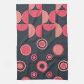 Mid-Century Modern Summer Sunset Theedoek (Verticaal)