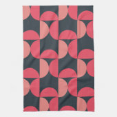 Mid-Century Modern Summer Sunset Theedoek (Verticaal)