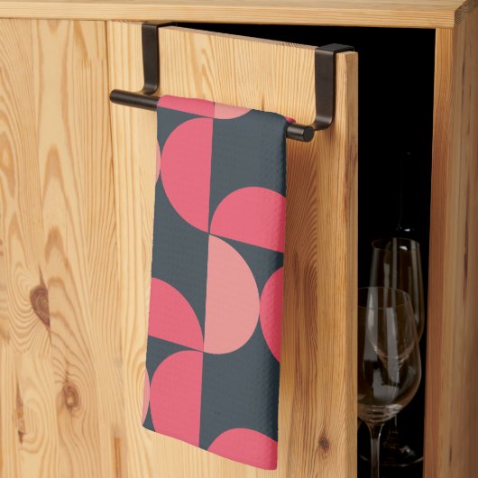 Mid-Century Modern Summer Sunset Theedoek (Derde Gevouwen)