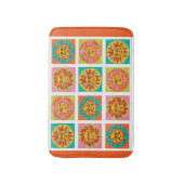 Mid Century Modern Sun Faces Dish Drainer - Badmat (Voorkant Verticaal)