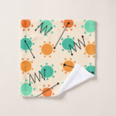Mid Century Modern Sunshine Bad Handdoek (Wasdoekje)