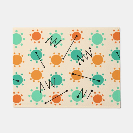 Mid Century Modern Sunshine Deurmat (Voorkant)