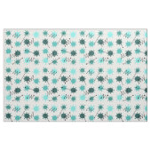 Mid Century Modern Sunshine Turquoise Stof (Fat Quarter)