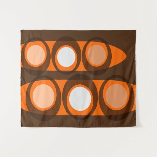 Mid Century Modern TAPESTRY WALL HANGING Wandkleed (Voorkant (horizontaal))