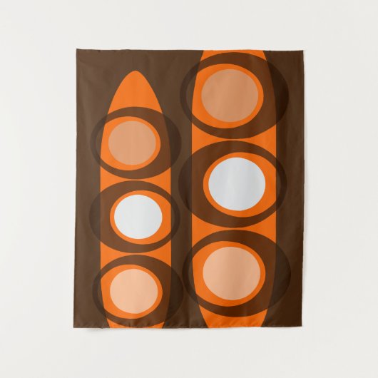 Mid Century Modern TAPESTRY WALL HANGING Wandkleed (Voorkant)