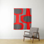 Mid Century Modern TAPESTRY WALL HANGING Wandkleed (In situ)