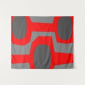 Mid Century Modern TAPESTRY WALL HANGING Wandkleed (Voorkant (horizontaal))