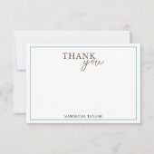 Mid-Century Modern Thank You Card - Retro Atomic Bedankkaart (Voorkant)
