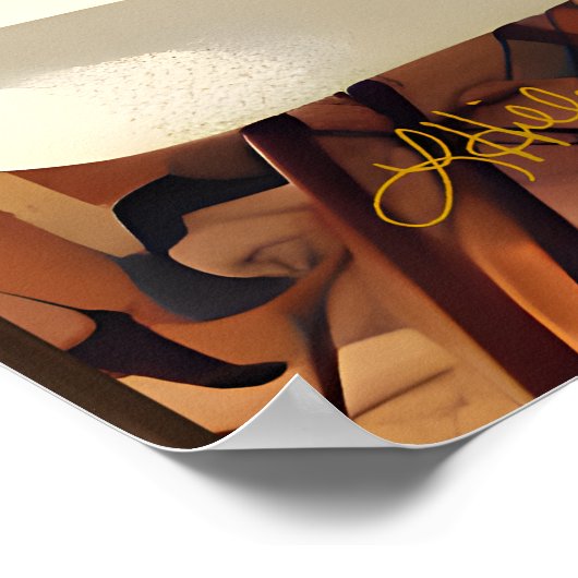 Mid Century Modern The Martini Intellectuals  Poster (Hoek)