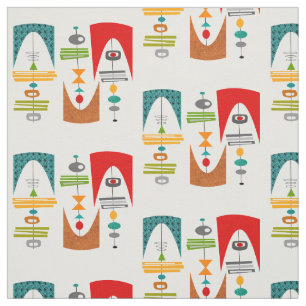 Mid-Century Modern Tiki Tok Stof
