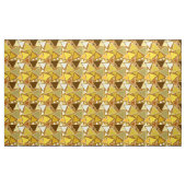 Mid-Century Modern Triangles, Mustard Yellow Stof (Yard (91,4 cm))