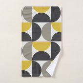Mid-Century Modern Turmeric Gunmetal Bad Handdoek (Handdoek)